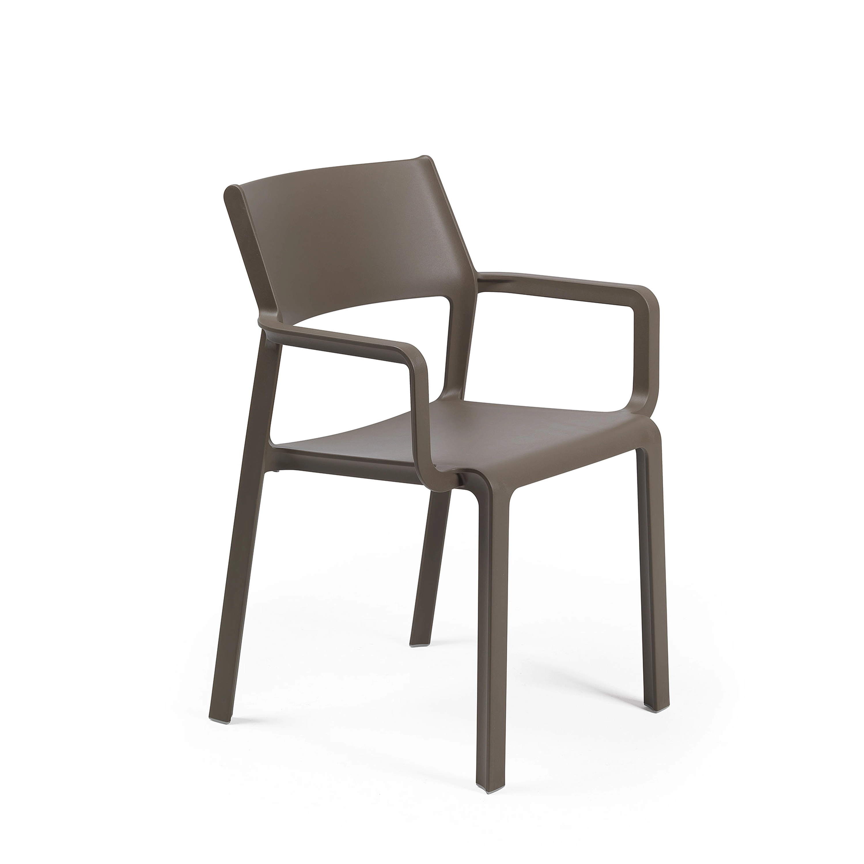 Fauteuil TRILL Polypropylène 58,5x53,5xh82,5cm Tabac - Henri Julien