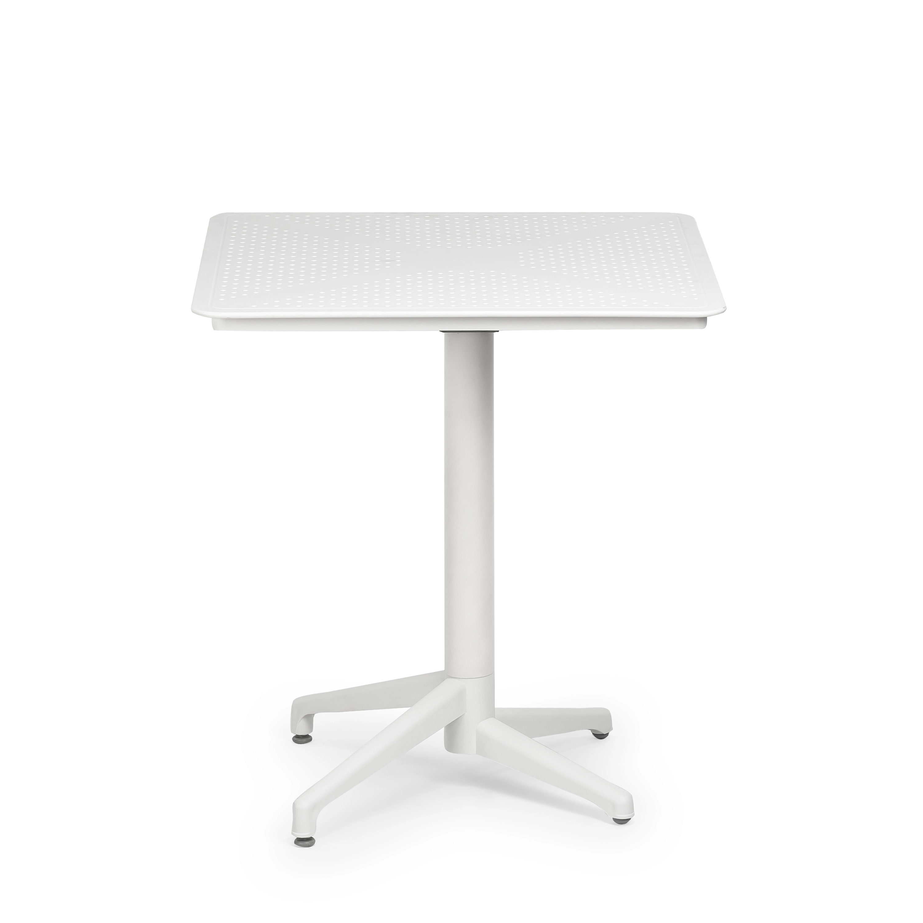 Table RIVIERA polypropylène et aluminium 70x70xh76cm Blanc - Henri Julien