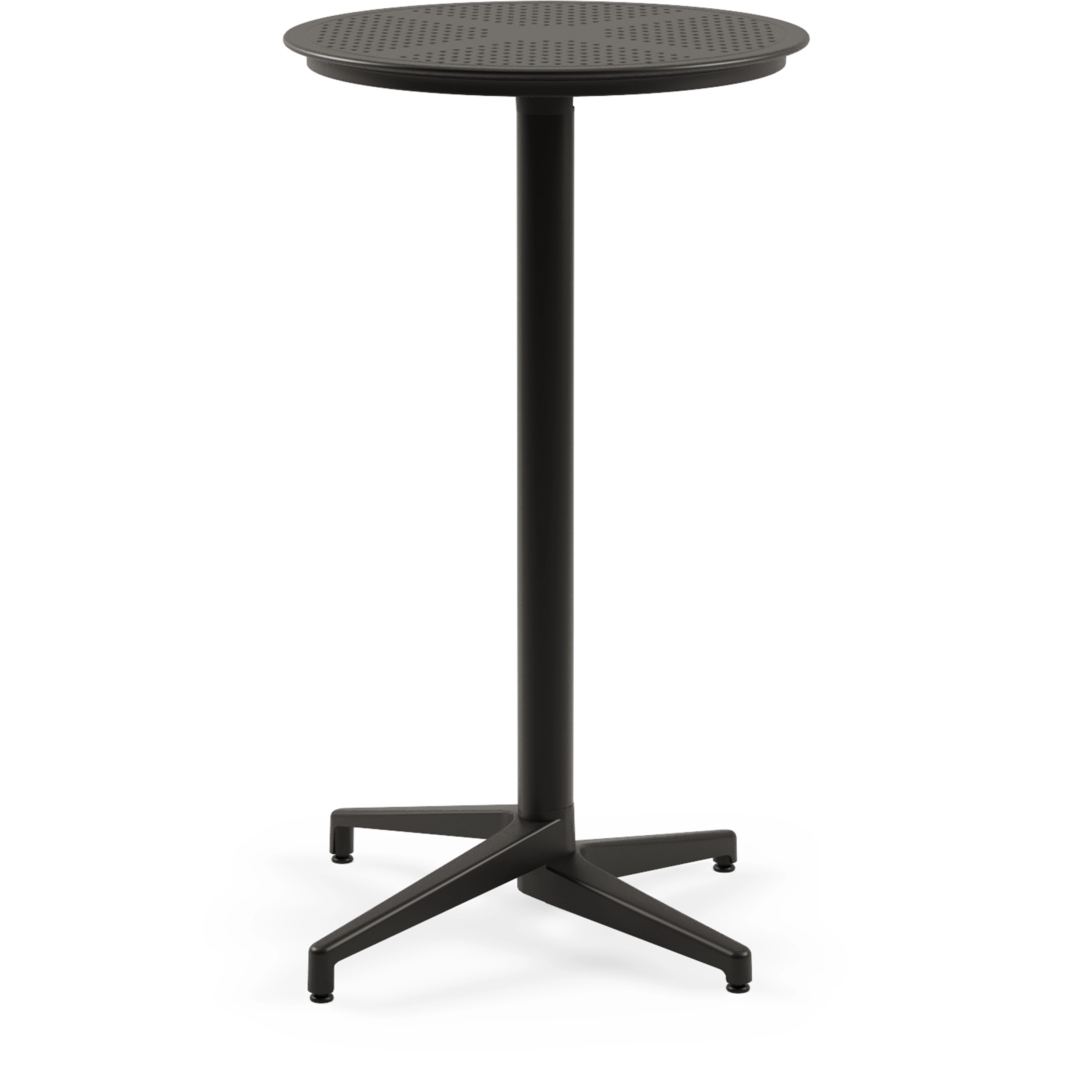 Mange debout RIVIERA polypropylène et aluminium Ø60xh110cm Noir - Henri Julien