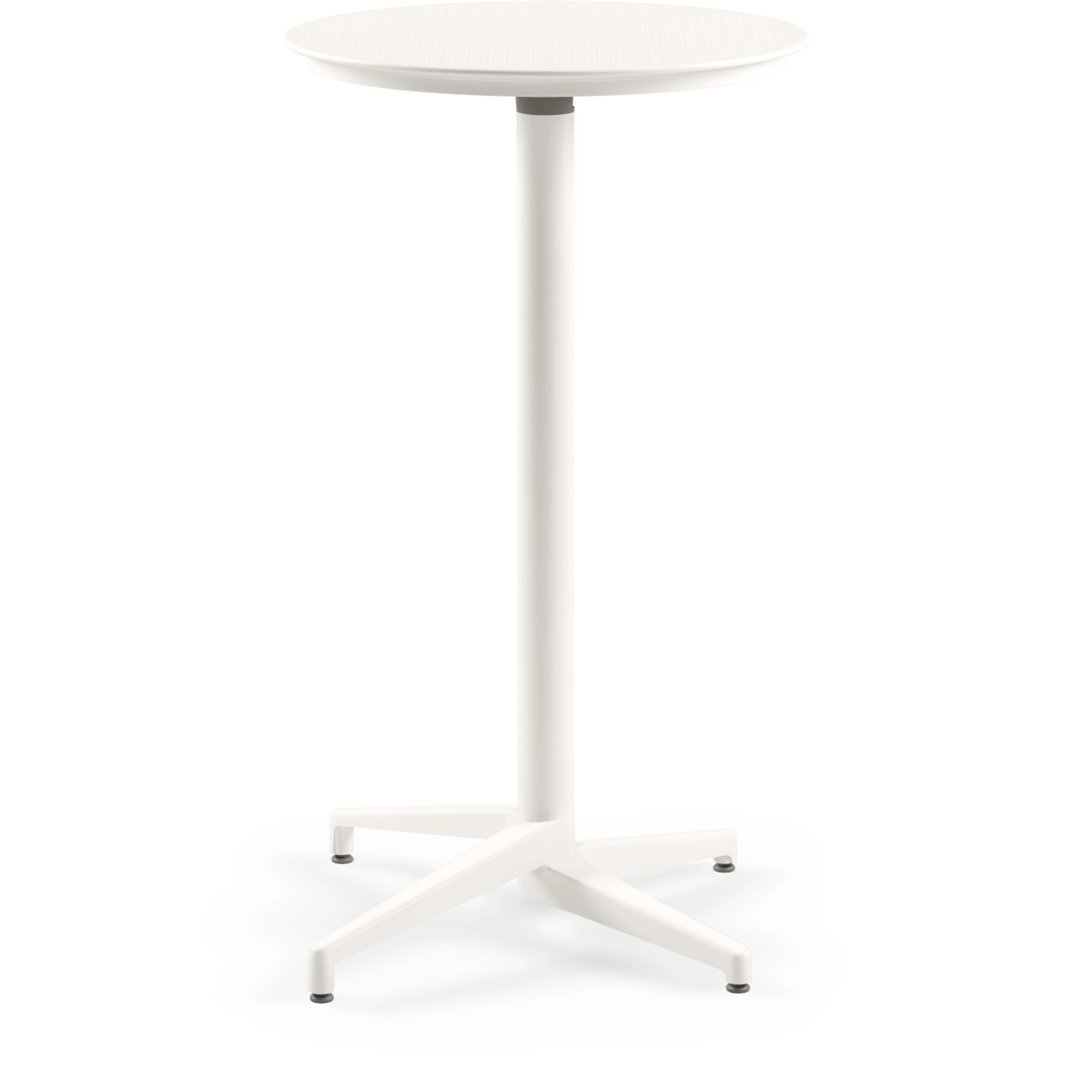 Mange debout RIVIERA polypropylène et aluminium Ø60xh110cm Blanc - Henri Julien