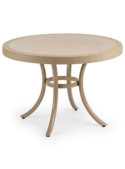 Table pied central ANTIBES Coffee Ø110