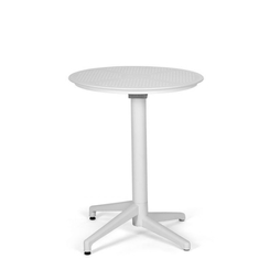 Table Riviera plateau ø60cm Blanc Crème - Henri Julien