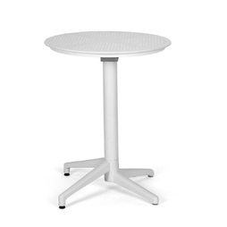 Table Riviera plateau ø60cm Blanc Crème - Henri Julien