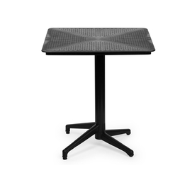 Table Riviera plateau 700x700 Noir - Henri Julien