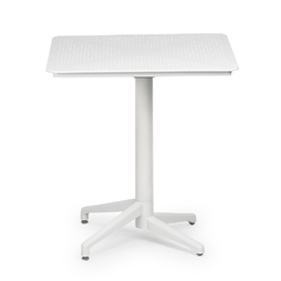 Table Riviera plateau 700x700 Blanc Crème - Henri Julien