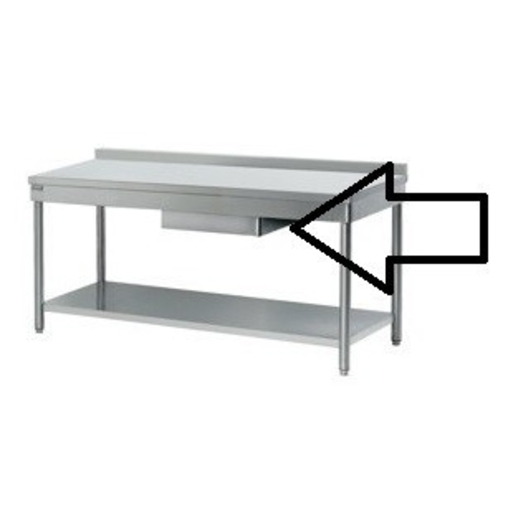 Tiroir inox GN1/1 pour Table de Travail - Henri Julien