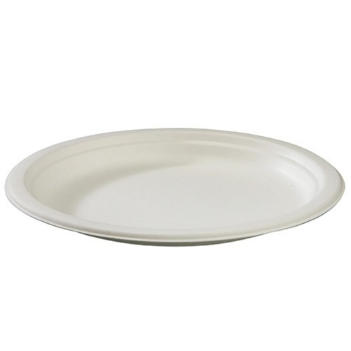 50 Assiettes Plates ø230 Biodégradable - Henri Julien