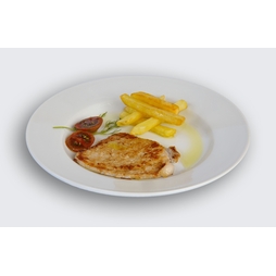 Assiette\u0020Plate\u0020GALA\u0020forme\u0020brasserie\u0020\u00D8260mm\u0020Porcelaine\u0020Blanc