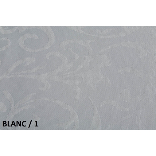 Nappe tissu Carrée Ipanéma blanc 130x130 Blanc - Henri Julien