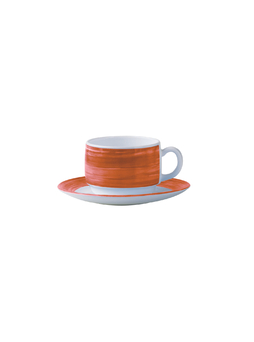 Tasse à thé RESTAURANT BRUSH Arcoroc 19cl Orange