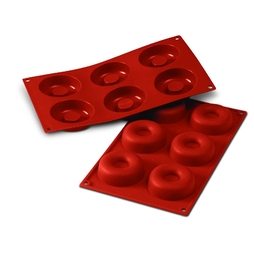 Moule 6 Mini Savarins silicone - Henri Julien