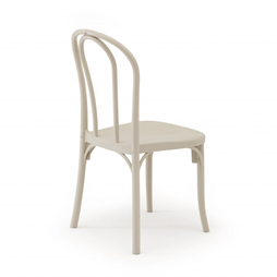 Chaise\u0020ODEON\u0020Polypropyl\u00E8ne\u002043x47x92cm\u0020Beige