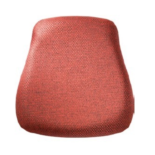 Galette d'assise tissu polyester tressé Non Feu Bordeaux - Henri Julien