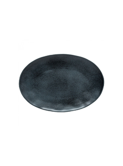 Assiette ovale LIVIA noir 330x110xh47 - Costa Nova