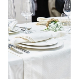 Set de Table tissu Maryse 45x35 Blanc - Henri Julien