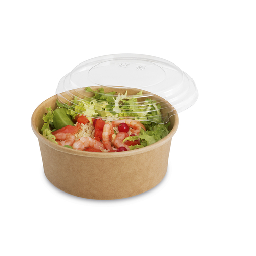 300 Boîtes ronde Kraft / Pot Salade 500ml - Henri Julien