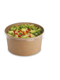 Boîte ronde Kraft / Pot Salade 1000ml