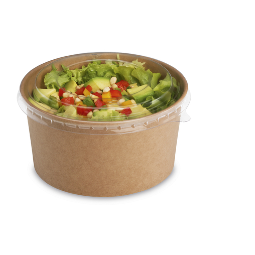 300 Boîtes ronde Kraft / Pot Salade 1000ml - Henri Julien