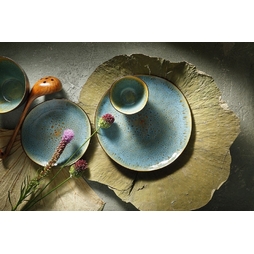 Assiette\u0020plate\u0020EMMA\u0020\u00D8205mm\u0020Porcelaine\u0020Turquoise