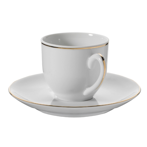 Tasse Café PURE FILET OR 10cl - Henri Julien