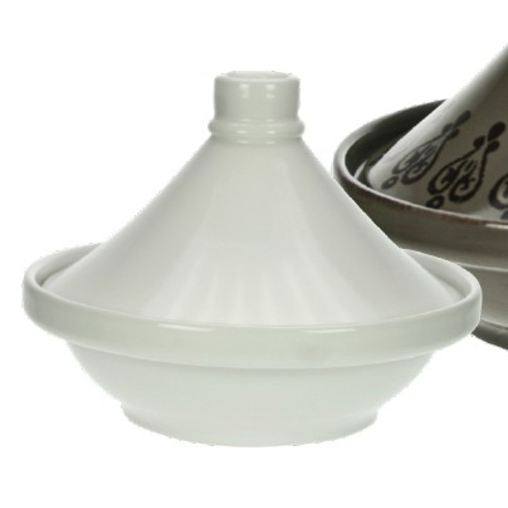 Tajine + couvercle ø280mm Blanc - Henri Julien