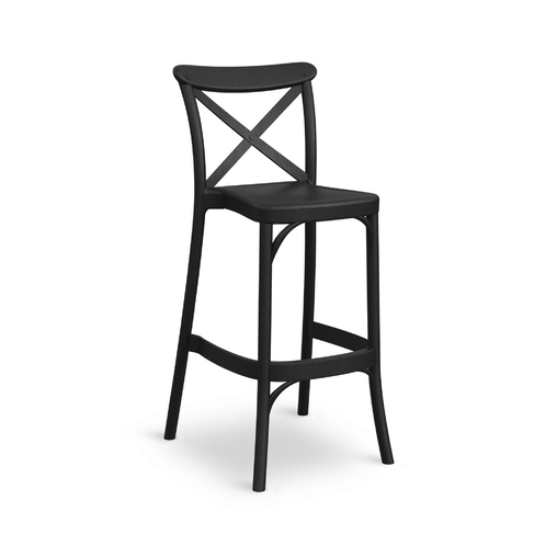 Tabouret Haut Stan Noir - Henri Julien