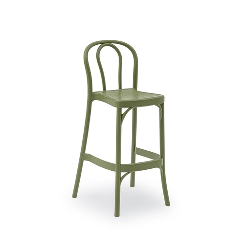 Tabouret Haut Tom Khaki - Henri Julien