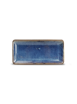 Assiette plate rectangle NOVA BLUE 255x115mm Porcelaine Bleu - Fine2Dine