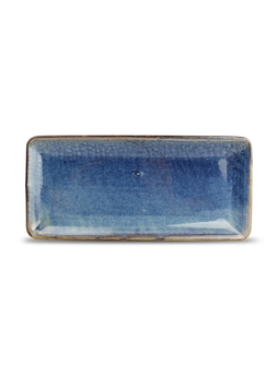 Assiette plate rectangle NOVA BLUE 305x140mm Porcelaine Bleu - Fine2Dine