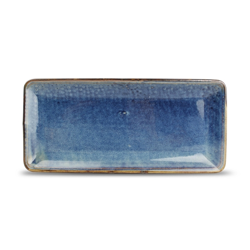 Assiette plate rectangle NOVA BLUE 305x140mm Porcelaine Bleu - Fine2Dine - Henri Julien