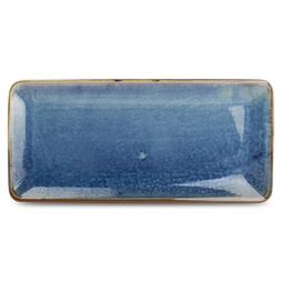 Assiette plate rectangle NOVA BLUE 355x160mm Porcelaine Bleu - Fine2Dine - Henri Julien