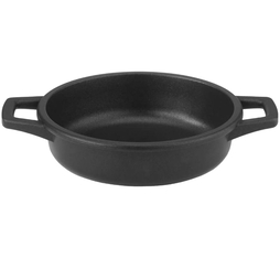 Cocotte sans couvercle Fonte d'alu SERIE NOIRE Ø280xh75mm - Pujadas - Henri Julien