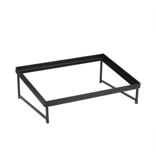 Présentoir métallique incliné 1 niveau BUFFET BOIS METAL 450x300xh145mm Noir - Pujadas - Henri Julien