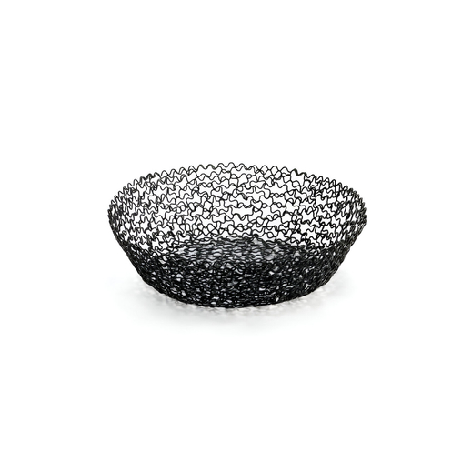 Panier rond SERIE BOUCLE Ø200xh50mm Noir - Henri Julien