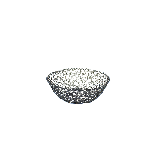 Panier rond SERIE BOUCLE Ø150xh50mm Noir - Henri Julien