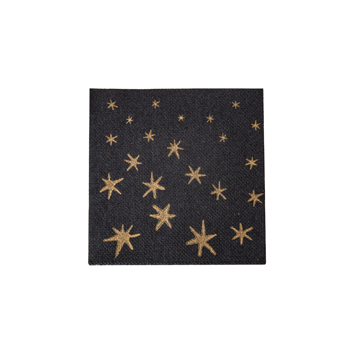 100 Serviettes Noël noir 20x20cm - Biodégradables - Henri Julien