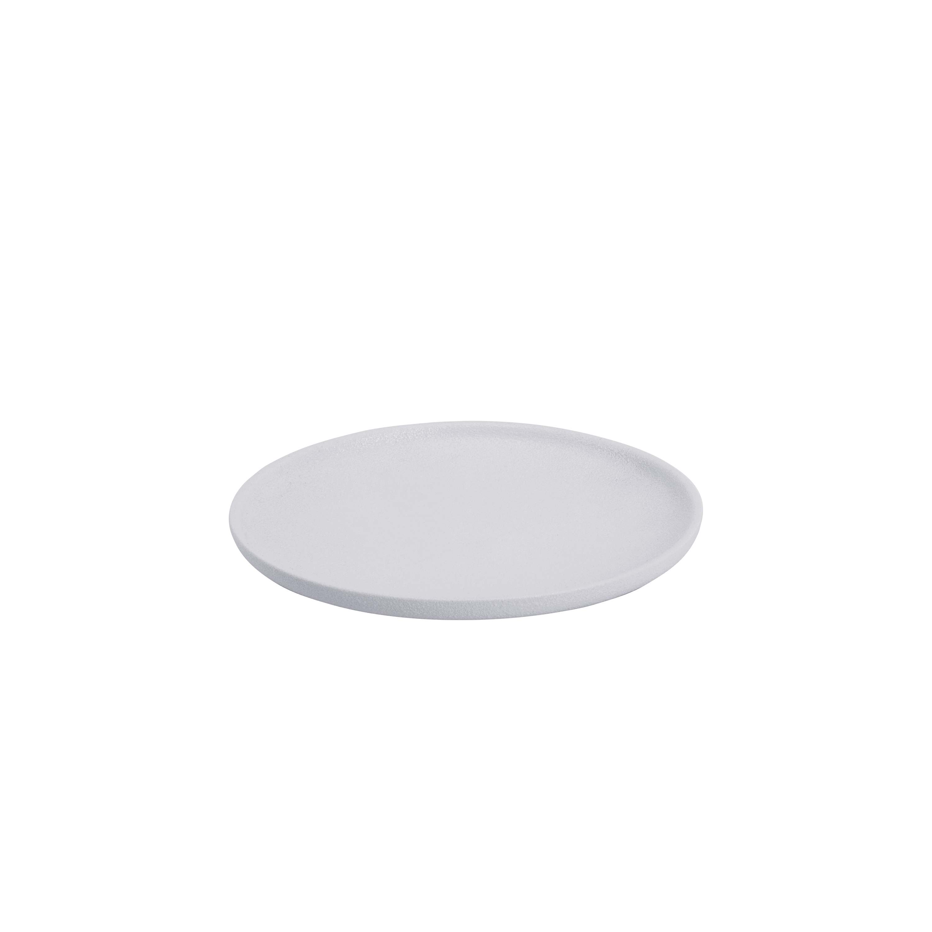 Assiette dessert bord droit ALL WHITE Ø190mm Porcelaine Blanc - Henri Julien