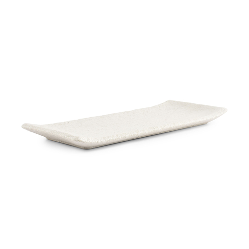 Assiette rectangle CALCA 290x120xh20mm Porcelaine Blanc - Fine2Dine - Henri Julien