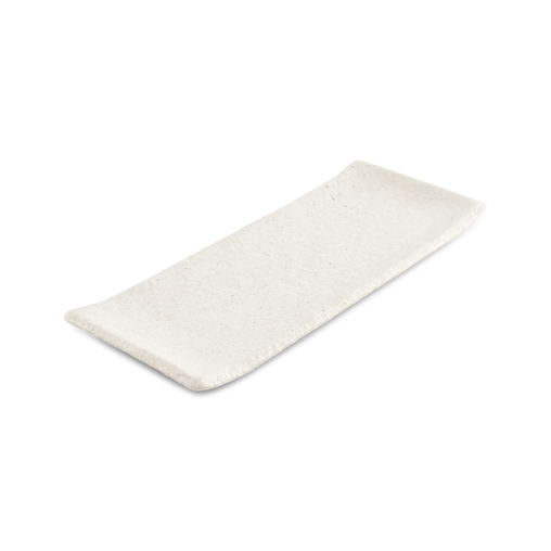 Assiette rectangle CALCA 290x120xh20mm Porcelaine Blanc - Fine2Dine - Henri Julien