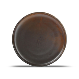 Assiette plate ESCURA Ø260mm Porcelaine Marron - Fine2Dine - Henri Julien