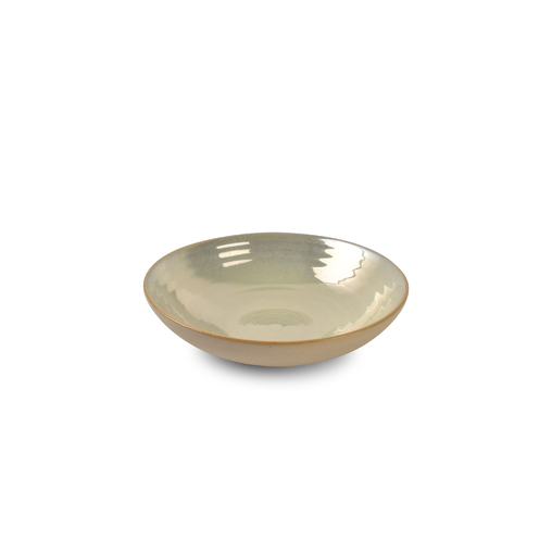 Salad bowl OSTRA PEARL Ø180xh50mm 55cl Porcelaine Beige Or - Fine2Dine - Henri Julien