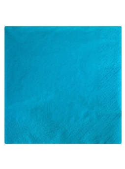 2000 Serviettes Ouate 38x38 Turquoise