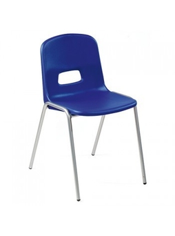 Chaise coque monobloc PRIMA Bleu T.6