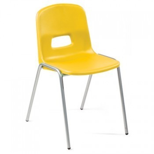 Chaise coque monobloc PRIMA Jaune T.6 - Henri Julien