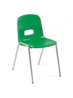 Chaise coque monobloc PRIMA Vert T.6