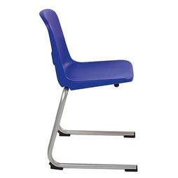 Chaise coque monobloc Prima T6 appui sur table Bleu - Henri Julien