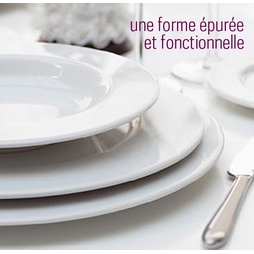 Assiette\u0020Plate\u0020ORPHEE\u002FSOFIA\u0020PRO\u0020\u00D8320mm\u0020Porcelaine\u0020Blanc