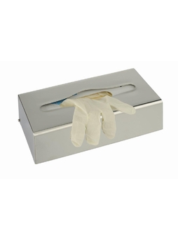 Distributeur Inox pour boîte de mouchoirs et gants