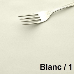 Nappe tissu Boléro 130x130 Blanc ou Couleur - Henri Julien