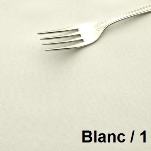 Nappe tissu Boléro 140x140 Blanc ou Couleur - Henri Julien